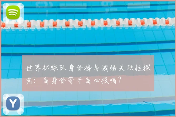世界杯球队身价榜与战绩关联性探究:高身价等于高回报吗?